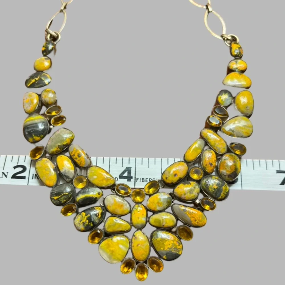 ‼️💥PRICE DROP ☄️
Bumblebee Jasper Chain Necklace - Picture 8 of 13